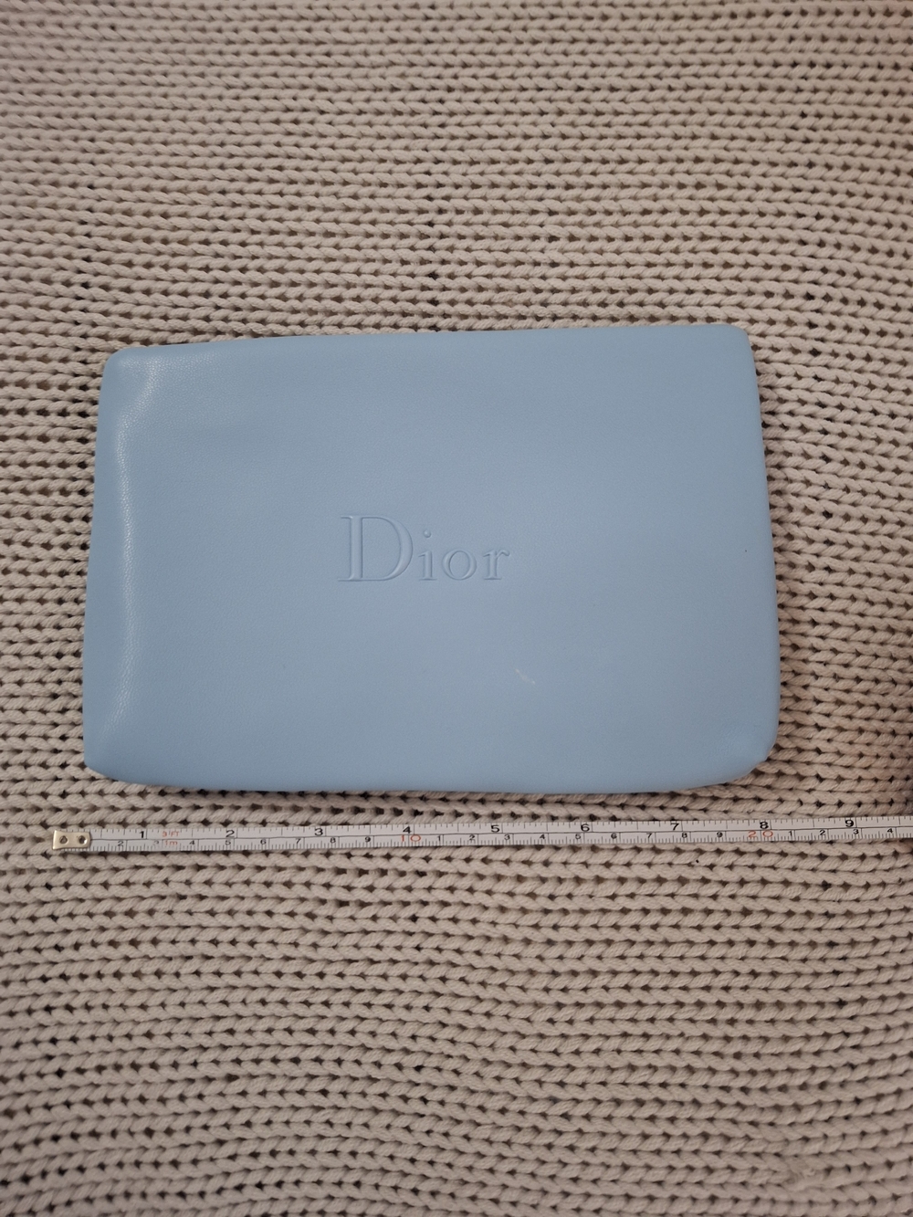 Dior Pastel Blue Cosmetic Pouch